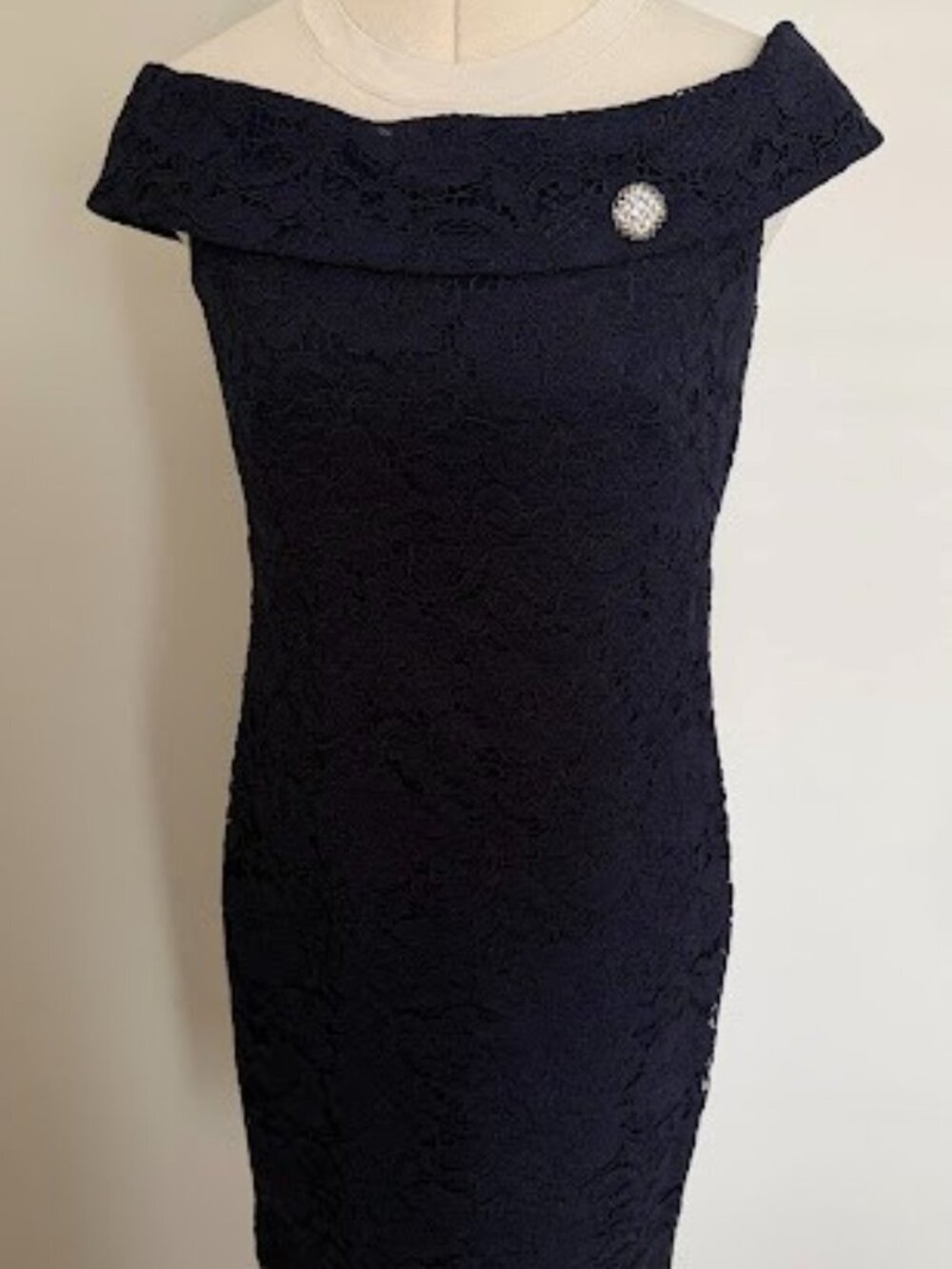 Lauren Ralph dress navy blue size 4